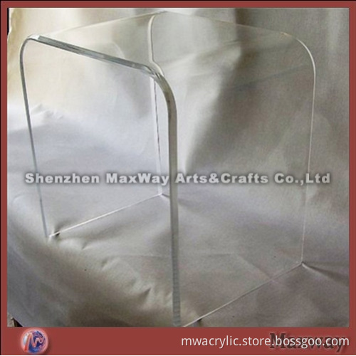 Clear and durable acrylic coffee table